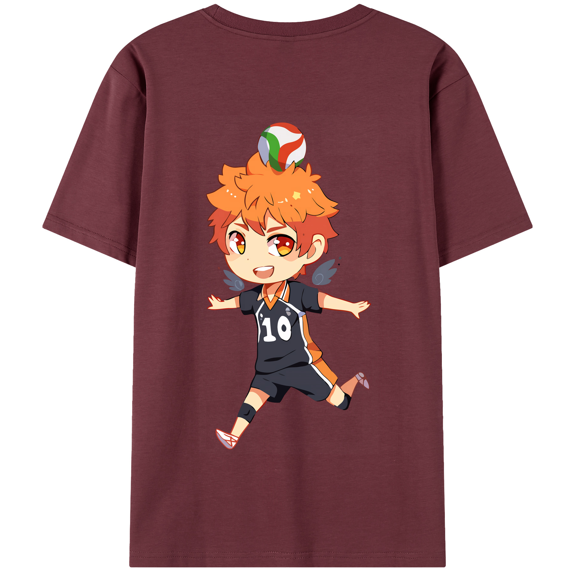 （画像用） ハイキュー!! Haikyu!! 綿100％半袖Tシャツ（背面プリント）